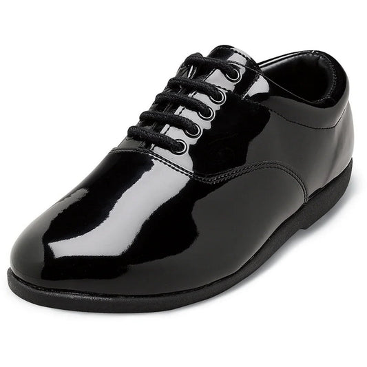 StylePLUS Pinnacle Marching Band Shoe: Black Patent