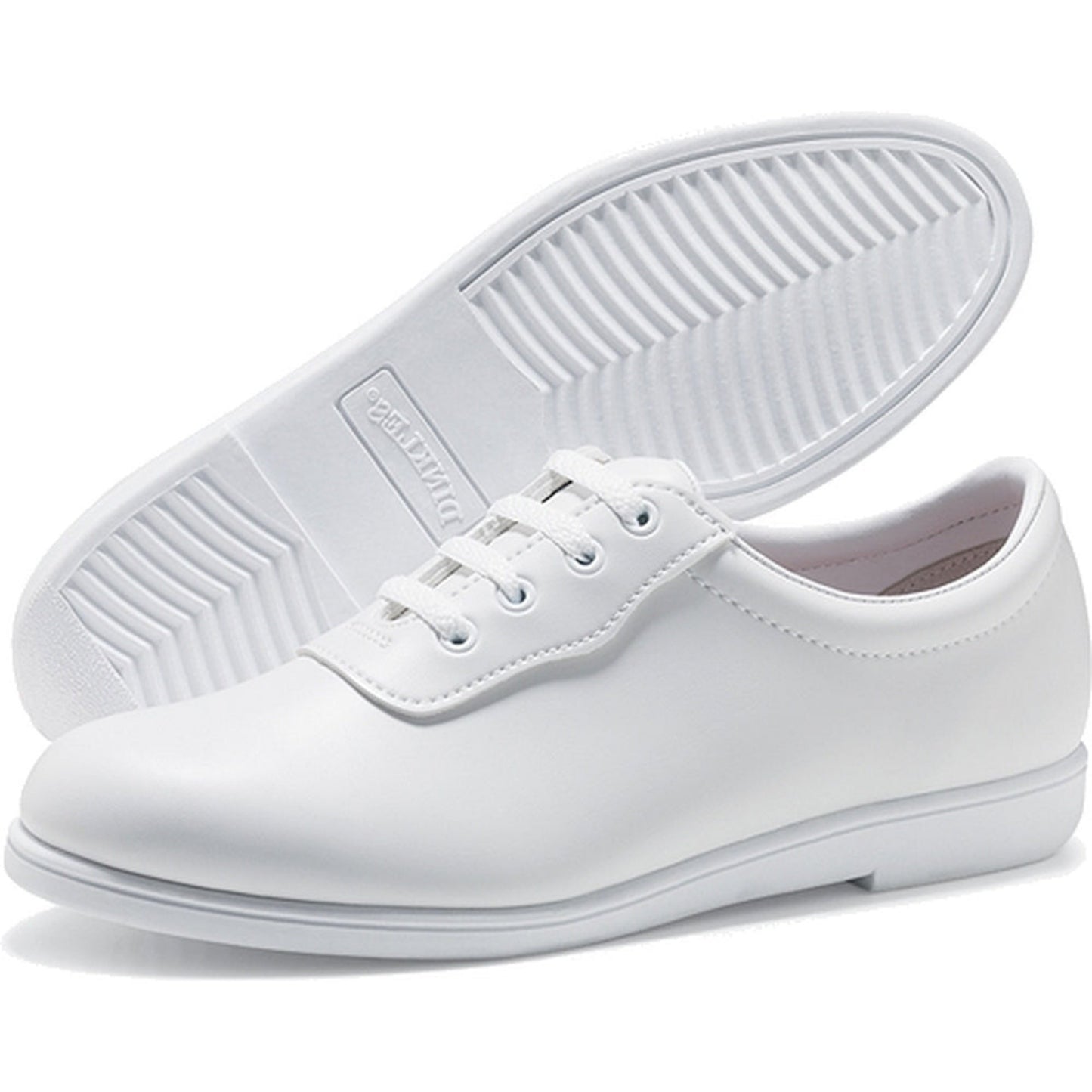 Dinkles Glide Marching Band Shoe: White